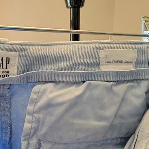 GAP GIRLFRIEND CHINO PANT SIZE 6 PALE BLUE COOL